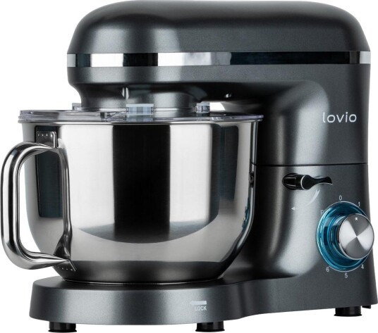 Lovio ChefAssistant Kjøkkenmaskin - 6,2L, 1900W, 6 hastigheter - Svart Lovio ChefAssistant Kjøkkenmaskin - 6,2L, 1900W, 6 hastigheter - Svart
