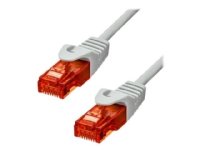 ProXtend - Koblingskabel - RJ-45 (hann) til RJ-45 (hann) - 1.5 m - 6 mm - UTP - CAT 6 - halogenfri, uten hindringer, flertrådet - grå