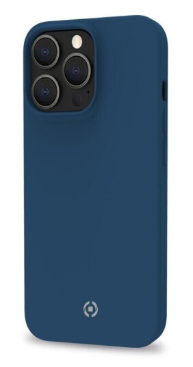 Celly Cromo Mobildeksel iPhone 14 Pro Soft TPU med Silikonbelegg Blå