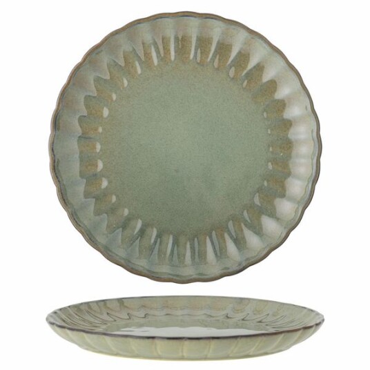Bloomingville Latina tallerken Ø27 cm Light green Bloomingville Latina tallerken Ø27 cm Light green