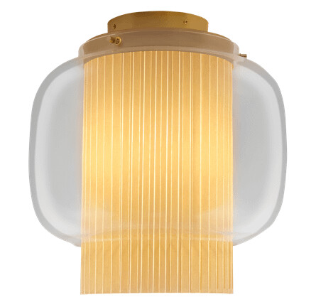 Parachilna Manila C GR Taklampe Messing/Transparent