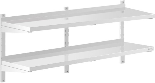 Royal Catering Stålhylle 2 hyller 40 x 140 cm 10011461 Royal Catering Stålhylle 2 hyller 40 x 140 cm 10011461