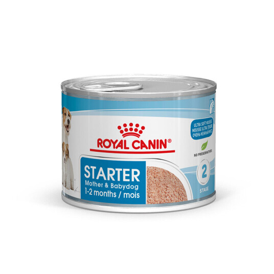 Royal Canin Size Royal Canin Starter Mousse 12 X 195 G Mother & Babydog