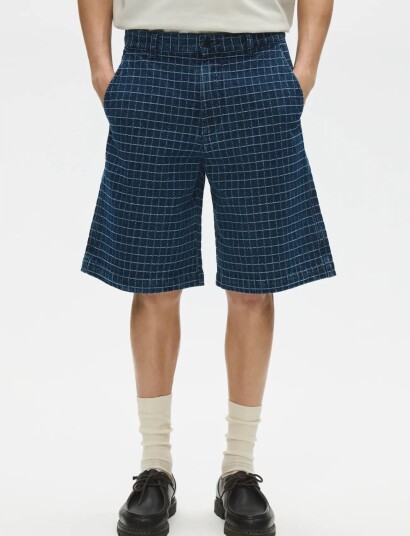 WOOD WOOD Wwluca Shorts 25421 Blue M