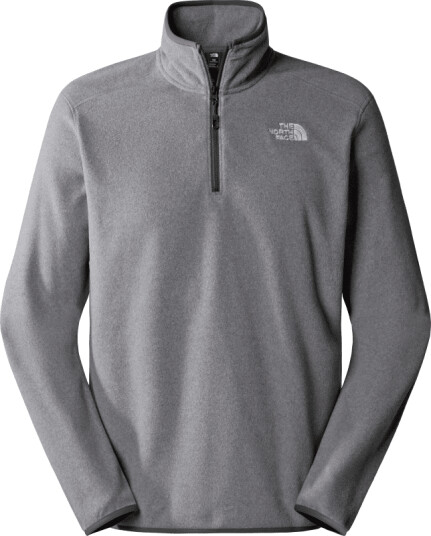 The North Face Men's 100 Glacier 1/4 Zip Fleece M TNF Medium Grey Heather