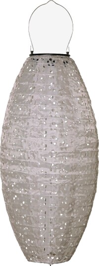 Star Trading Solcelledekorasjon Festa 40 cm Beige Solcellelamper