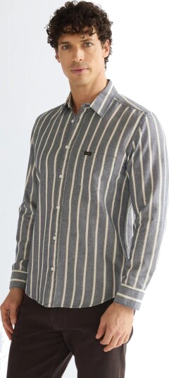 Wrangler 1 Pkt Shirt   Blue   L