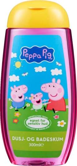 Peppa Pig Dusj  og Badeskum 300 ml