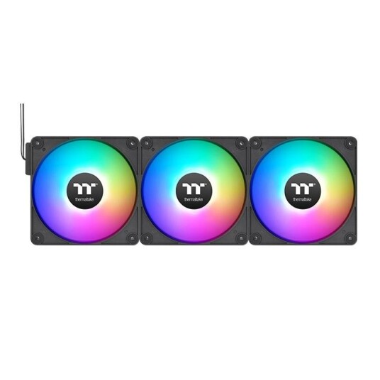 Thermaltake CT140 EX ARGB 140mm Kjølevifte 3-Pack Svart Thermaltake CT140 EX ARGB 140mm Kjølevifte 3-Pack Svart