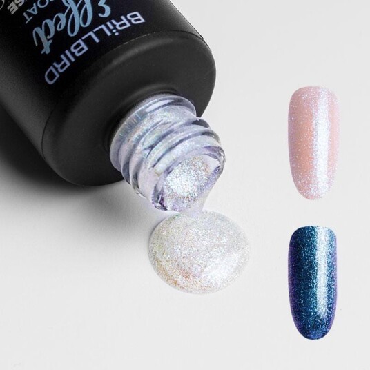 Brillbird Norge Effect Top Coat 4 ml Turquoise
