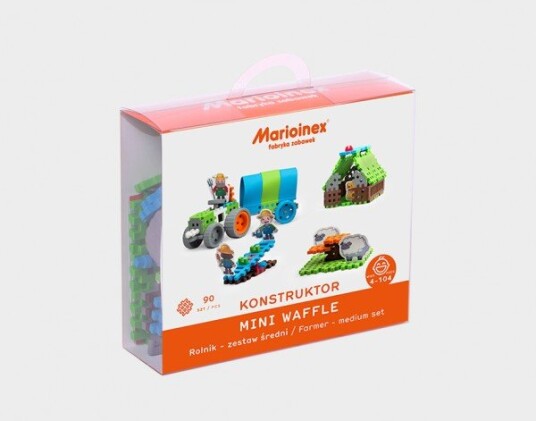 Marioinex Klocki Waffle Mini Rolnik Medium Blemme