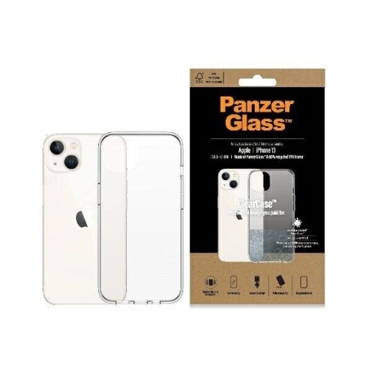 Panzerglass ClearCase iPhone 13 Gjennomsiktig Magsafe Kompatibel Mobildeksel Panzerglass ClearCase iPhone 13 Gjennomsiktig Magsafe Kompatibel Mobildeksel