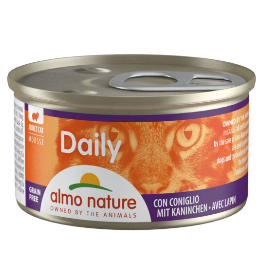 Almo Nature Daily Menu 6 X 85 G Mousse Med Kanin