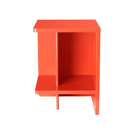 Tenna Nattbord Venstre Pureed Pumpkin Orange