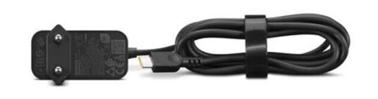 Lenovo 65W USB-C Strømadapter - AC 100-240V - Svart