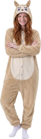 Lulu Monster - Beige Labubu Inspirert Kostyme til Dame - Onesize Large