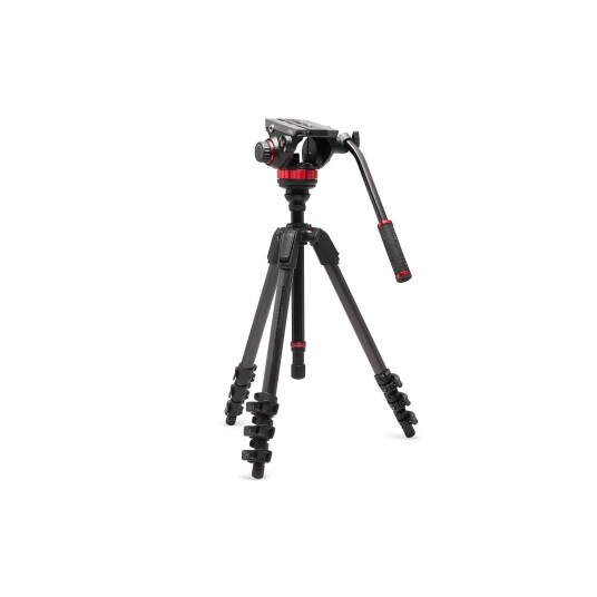 Manfrotto Tripod Kit Video MVH502AH + MT055CXPRO4