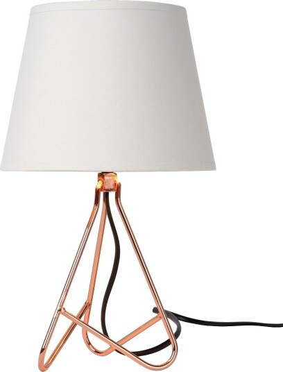 Gitta Bordlampe Høyde 30 Cm Kobberfarget Med
