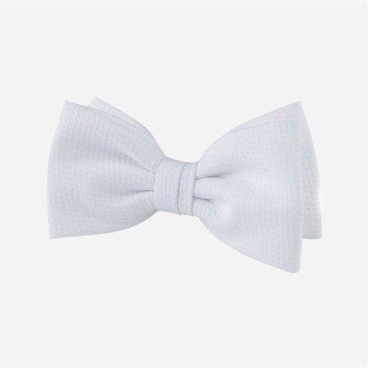 Stenströms Bowtie Pique White Stenströms Bowtie Pique White