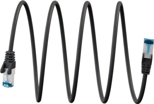 Goobay 79399 Cat 6A S/Ftp Pimf Svart 10 M