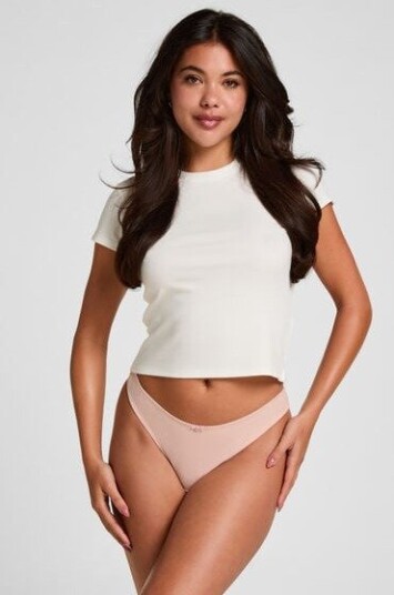Hunkemöller Renee G streng Bomull Rosa