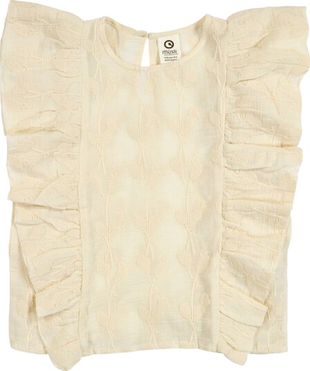 Müsli Poetry Ruffle S/S T   Cream   110