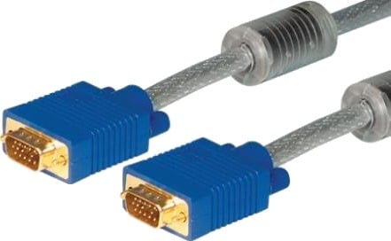 Tecline S-Vga Mm 1M 1 M Vga D-Sub Vga D-Sub Hankjønn Hankjønn Blå Grå