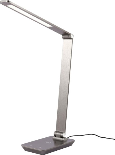 Airam Daria bordlampe med USB lader 10W antrasitt