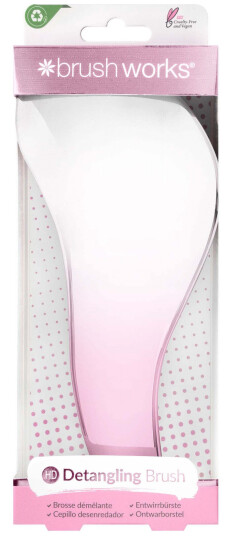 Brushworks Detangling Hair Brush, 1 stk.