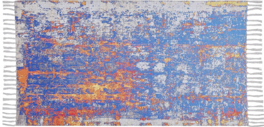 Acarlar Ryeteppe 80x150 cm - Blå