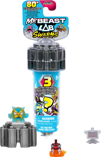 MrBeast Lab Hyper Fusion Swarms Figurer 3-Pack med Panther