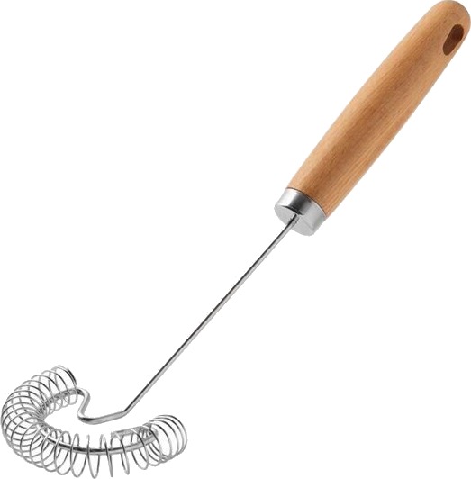 Anders Petter - Classic spiralvisp 25,5 cm natur/stål Anders Petter - Classic spiralvisp 25,5 cm natur/stål