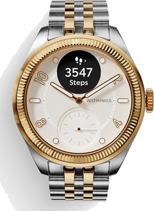 Withings ScanWatch Nova Brilliant hybridklokke 39mm Gull Withings ScanWatch Nova Brilliant hybridklokke 39mm Gull