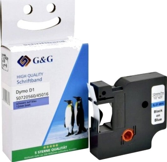 G&G Skriftbånd Skriftfarge: Svart 7 M