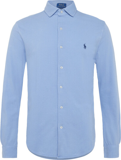 Polo Ralph Lauren 30/1 Fw Mesh Knt Shirt Blue M