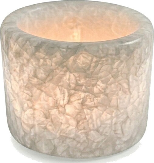 MARBLE batterilys hvit marmor