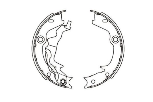 Bremsesko sett KAVO PARTS KBS 3416 Bremsesko sett KAVO PARTS KBS 3416