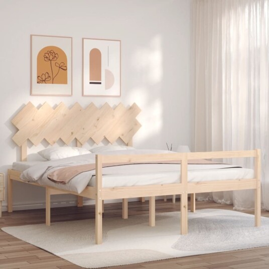 Seniorseng med hodegavl 160x200 cm heltre