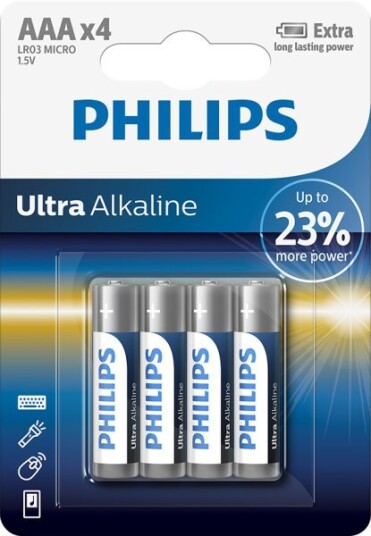 Philips batteri ultra alkaline 4-pk aaa lr6