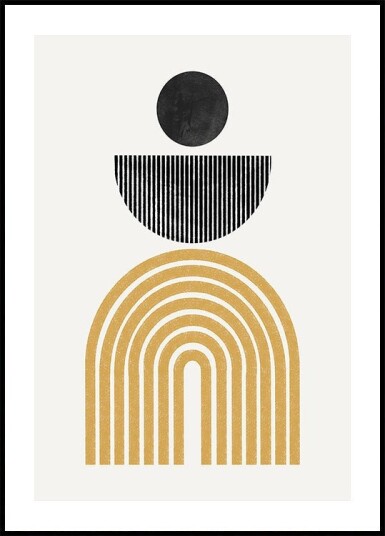 Geometric Harmony Plakat / 100x150cm