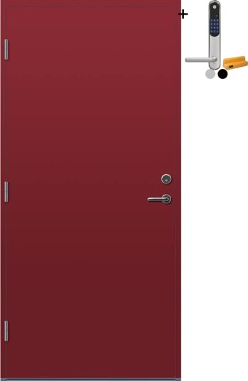 Ytterdør Bygg1 Moss med Yale Doorman Classic Home