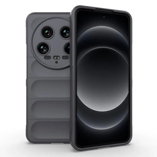 EIDERWOOD Xiaomi 14 Ultra Fleksibelt Plastdeksel - Grå