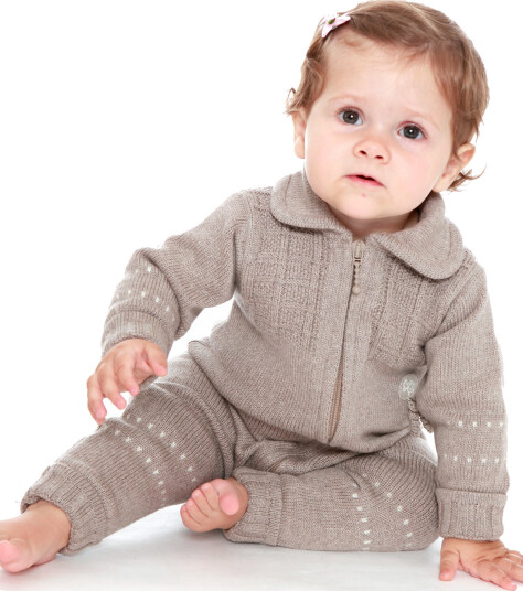 Lillelam Ullongs Baby - Str 52+ 100% Merino - Hvit Lillelam Ullongs Baby - Str 52+ 100% Merino - Hvit