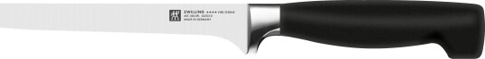 Zwilling Zwilling Four star fileteringskniv 18 cm Svart rustfritt stål