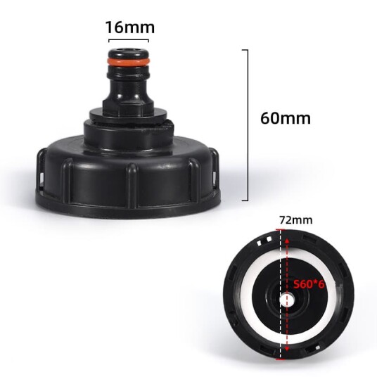 INF Kranadapter for IBC beholdere