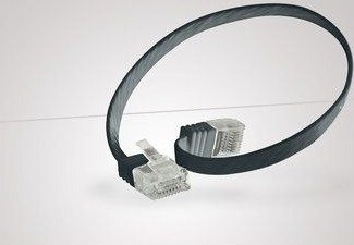 S/Conn Kvalitets Patchkabel Slimline – Ekstra Flat – Super Fleksibel – U/Utp – Cat. 6 – Svart – 3 M 16675713Sls