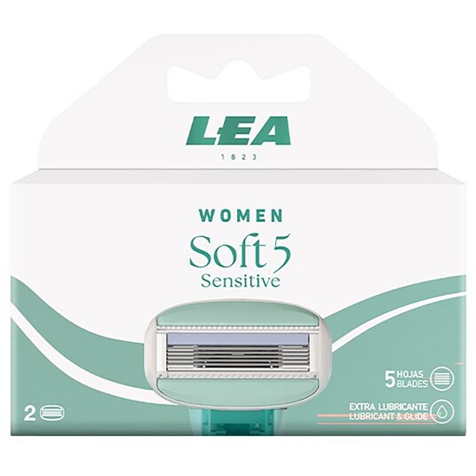 LEA Women Soft 5 Sensitive Mini Razor Blades 2 pack