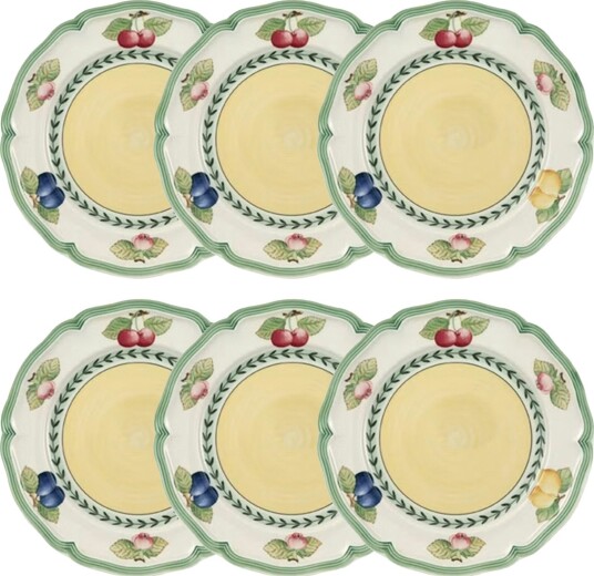 French Garden Fleurence Sidetallerken 21 cm 6 pk