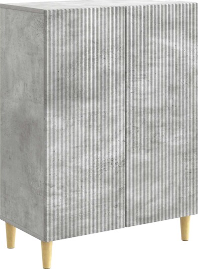  Serviesskap Betonggrå 66 x 34,5 x 90 cm Konstruert tre