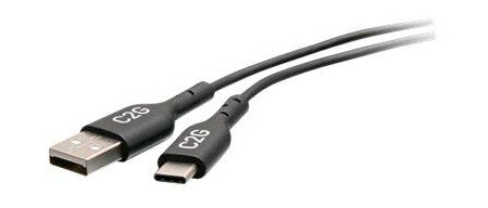 C2G 1.5ft USB C to USB A Adapter Cable - USB 2.0 - 480Mbps - M/M - USB type C-kabel - 24 pin USB-C til USB - 50 cm